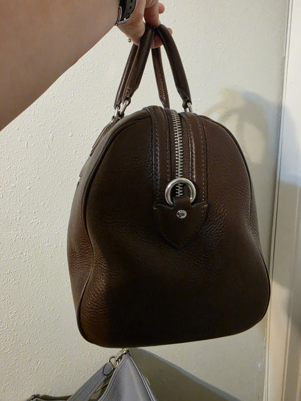Coach Large Maple Rowan In Maple With Silver Hardware - Picture 2 of 7